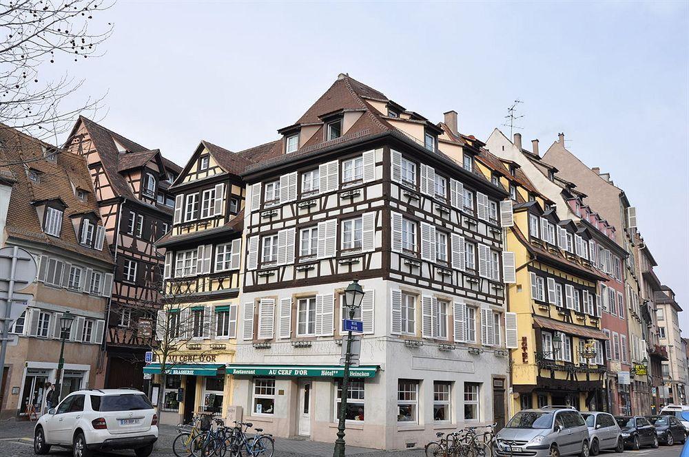 Logis Hotel Restaurant Au Cerf D'Or Straatsburg Buitenkant foto